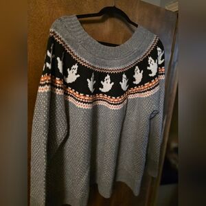 Maurices 3x Ghost Halloween Sweater